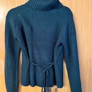 Green Cowl Neck Sweater